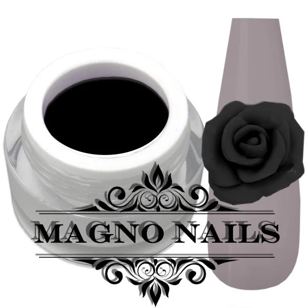 UV Gel - 1802 - 4D Plasteline - Black Farbgel Nägel Nagelgel Colorgel Nails